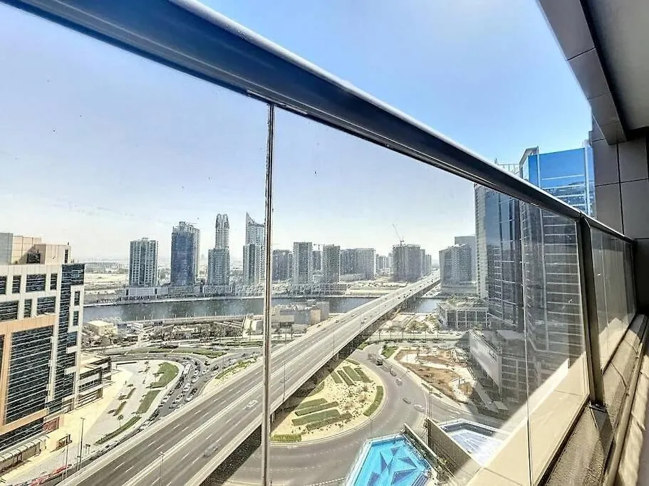 Apartmán Tick - King Suite City Skyline View With Pool & Sauna Dubaj